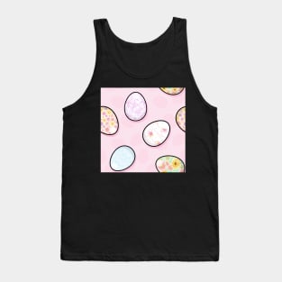 Spring Egg Hunt Easter Print Tank Top